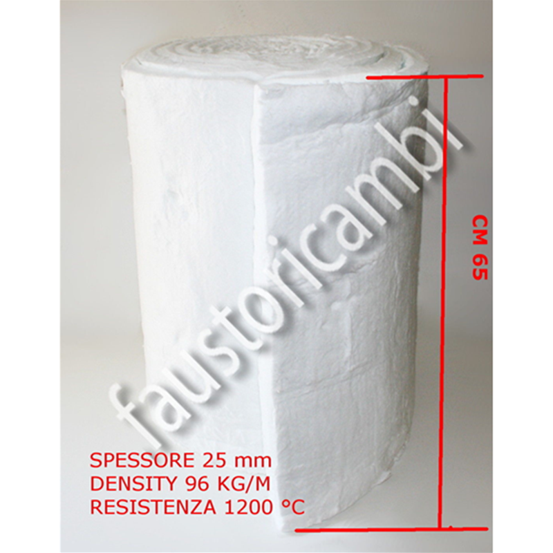 1010779 - PANNELLO ISOLANTE LASTRA FIBRA CERAMICA CM 20X40 1200 °C