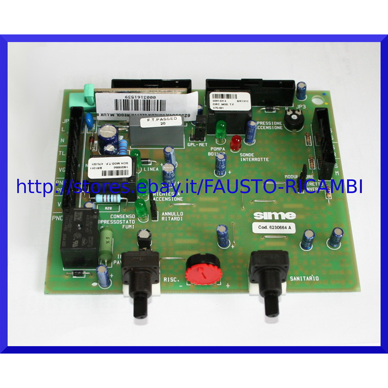 SIME ELECTRONIC BOARD ART. 6230664 BOILER MURELLE LUX BENESSERE