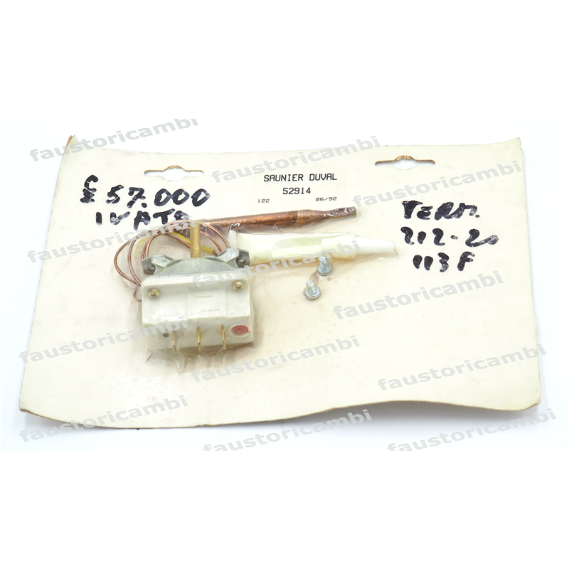 SAUNIER DUVAL THERMOSTAT 208 214/23 113 52914 CHAUDIÈRE