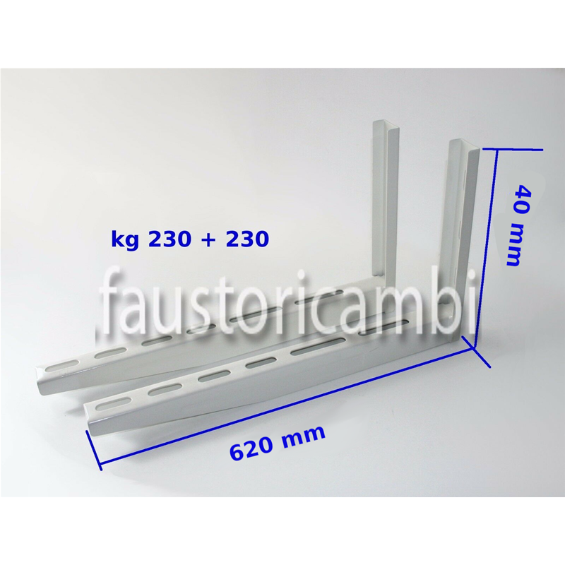 Staffa Regolabile ZINCATA a CALDO cm 52 per Climatizzatore portata 160 Kg.