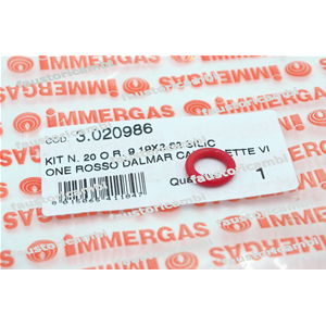 IMMERGAS O-RING D 9,19 X 2,62 SILICON RED DALMAR ART. 3020986 CHAUDIÈRE