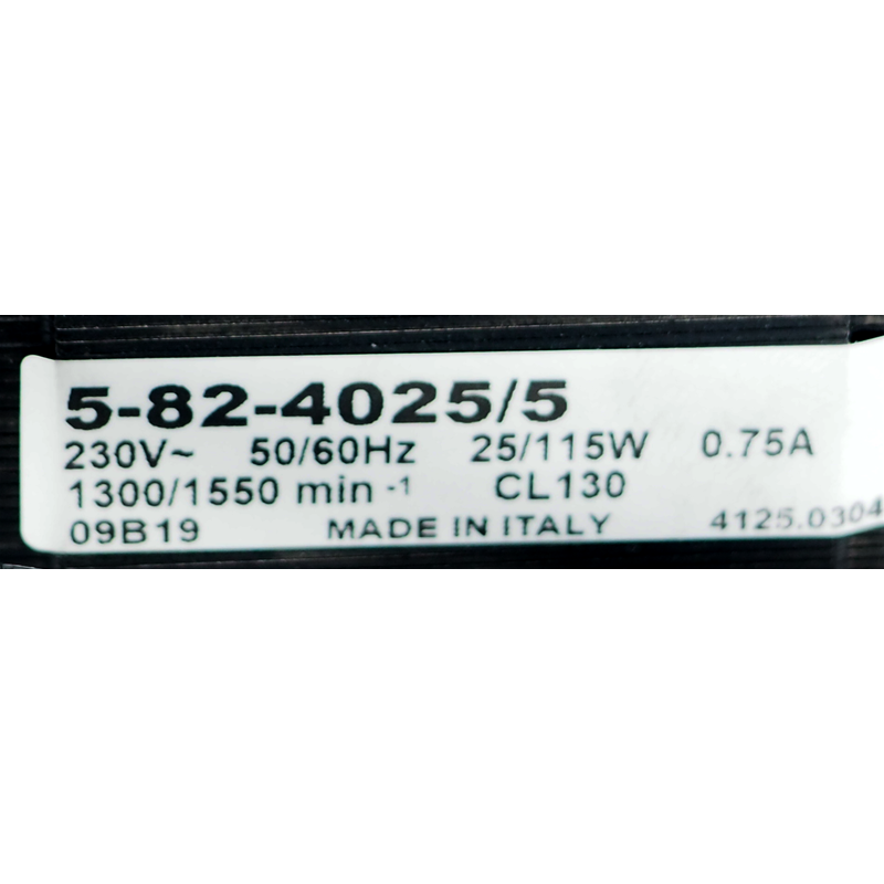 MOTORE PENTAVALENTE VENTOLA FRIGORIFERO 5-82-4025/5 25/115W 220-240V 4125.0304