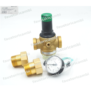 RESIDEO WATER PRESSURE REDUCER D06F-A Ø 1"1/4 WITH PRESSURE GAUGE AND FILTER
