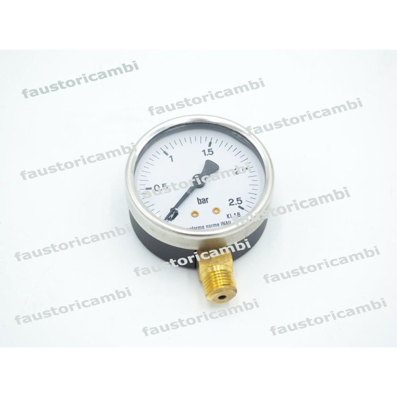 LUFT GAS RADIALMANOMETER 0 - 2.5 BAR GEHÄUSE Ø 63 MM 1/4G