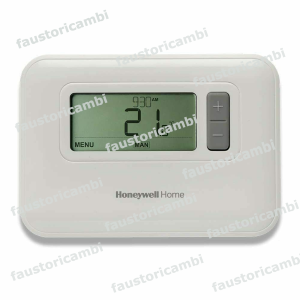 HONEYWELL PROGRAMMABLE CHRONOTHERMOSTAT T3 WHITE WIRED WITH BATTERIES