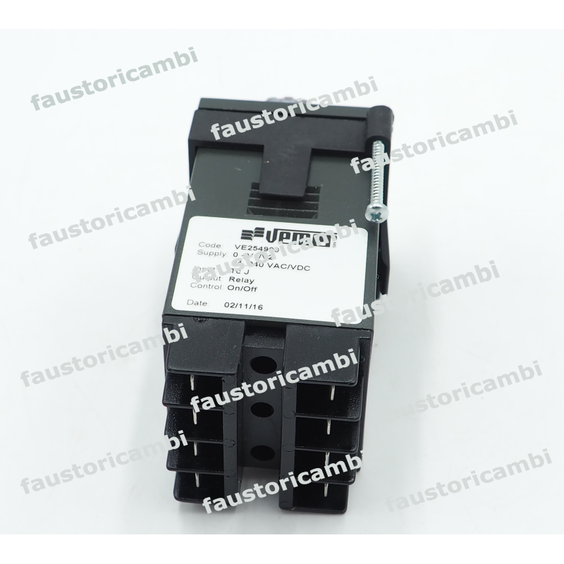 VEMER RÉGULATEUR DE TEMPÉRATURE ANALOGIQUE SONDES THERMOCOUPLE VE254900 AHT J-1P4A