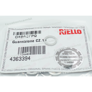 RIELLO GUARNIZIONE ALLUMINIO 14X10X1.5 4363394 CALDAIA