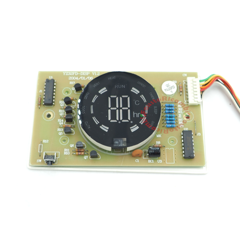 AFFICHAGE DE CARTE ÉLECTRONIQUE PASSÉ YZ32FD-DISP V1.2 CLIMATISEUR CLIMATISATION 