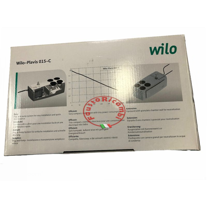 1030129 - WILO CONDENSATE DRAIN PUMP CIRCULATOR KESSEL MIT CONDENSATE  NEUTRALIZERS SALZ - WILO