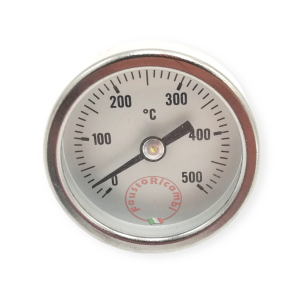 THERMOMETER FÜR HOLZRAUCHOFEN 500 ° C GRAD Ø 40 1/4 BARBECUE OFENPYROMETER