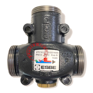 ESBE ANTI CONDENSATION VALVE VTC512 M 55 ° C KVS 9 Ø 1 "1/4 MALE PELLET STOVE WOOD BOILER 51021600