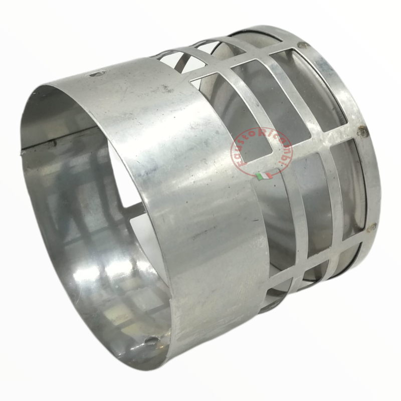 TERMINAL ANTI-VENT ACIER INOXYDABLE Ø 80 TUYAU ALUMINIUM BLANC STABLE