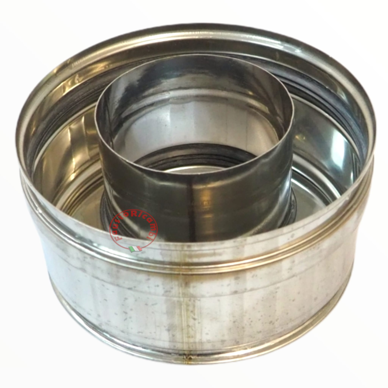 Riduzione E Aumenti Di Sezione Per Canna Fumaria Acciaio Inox 100 M 140 M 93642810