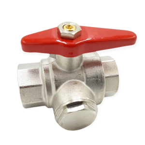 BONETTI BALL VALVE Ø 3/4 FEMALE WITH STAINLESS STEEL BUTTERFLY FILTER 03514F