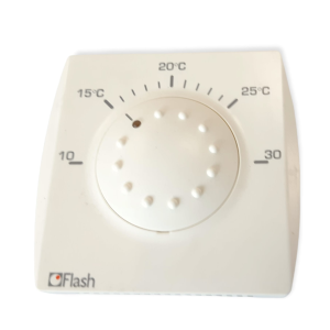 FLASH ELECTRONIC ROOM THERMOSTAT WITH WHEEL 230V THERMOSTAR 10SE 25110