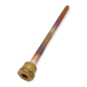 COPPER COCKPIT FOR THERMOMETER PROBE Ø 1/2 CM 18 MM 180