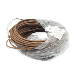 BROWN ELECTRIC CABLE Ø 4 mm FS17 1 X 4 UNIPOLAR CORD