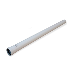 ALUMINUM CHAMBER Ø 60 WHITE PAINTED CURVED TUBE CERTIFIED 200 ° C
