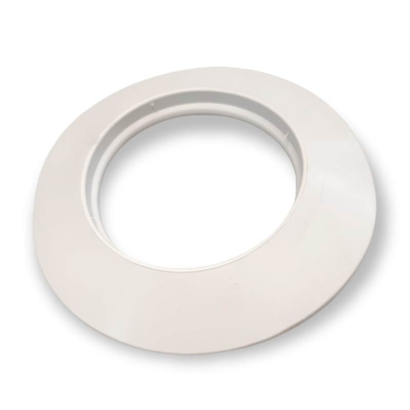 ROSETTE BAGUE JOINT SILICONE Ø 80 POUR TUYAU ALUMINIUM BLANC CACHE-MUR