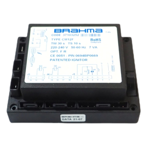TARJETA DE ENCENDIDO ROBUR BRAHMA DTM31PR 37103252 CM12F JCNT032 CALDERA