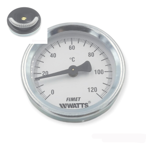 WATTS BRACELET THERMOMETER Ø 60 mm SCALE 0 +120 C ° WITH SPRING