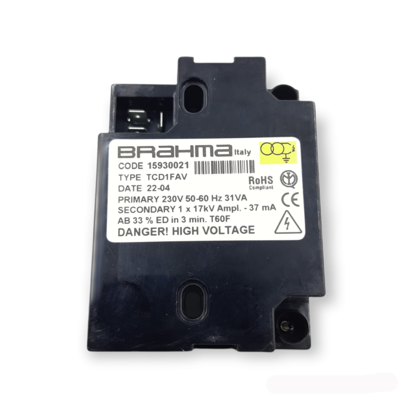 BRAHMA TRANSFORMATEUR ÉLECTRONIQUE TCD1FAV 230V 15930021 1 X 17KV