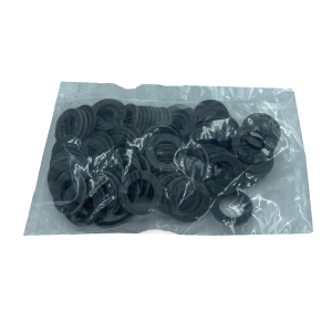 PACK OF 100 PIECES SANITARY SEAL Ø 3/4 PROFESSIONAL BLACK WITHOUT ASBESTOS