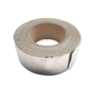 ADHESIVE TAPE ALUMINUM RETINATED 50MM HIGH TEMPERATURE STOVE PELLET TUBES FLUE PIPE