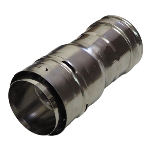 ROCCHEGGIANI ADAPTATEUR DE TUBE FLEXIBLE À FEMELLE RIGIDE Ø 80 EN ACIER INOXYDABLE