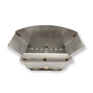 STAINLESS STEEL BRAZIER PELLET STOVE 155X85 MM STP-BARPT EX PTR-L-BR INSERT LAMINOX PETRA 34 KW