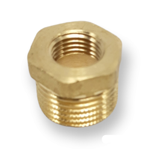 BRASS REDUCTION MF Ø 1/2 X 1/4 JOINT THREADED FITTING 1/2X1/4