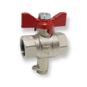 1/2 BALL VALVE WITH PROBE HOLDER WELL FOR HYDROCAL HEAT METER