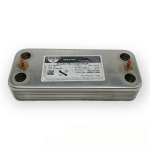 INTERCAMBIADOR SANITARIO ZILMET 12 PLACAS COMPATIBLE CALDERA ARCA PASO AETERNUM
