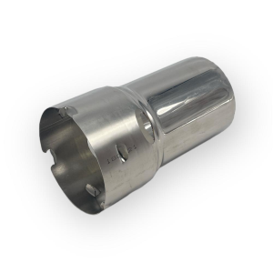 1012640 - ADATTATORE DA TUBO FLESSIBILE A FEMMINA RIGIDO 130 ACCIAIO INOX CANNA FUMARIA (TERMINALE FEMMINA) - ROCCHEGGIANI