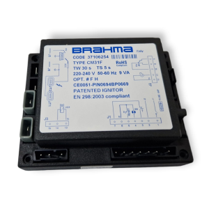 BRAHMA QUADRO CENTRALINA SCHEDA ACCENSIONE CM31F 37106254 EX 37106218