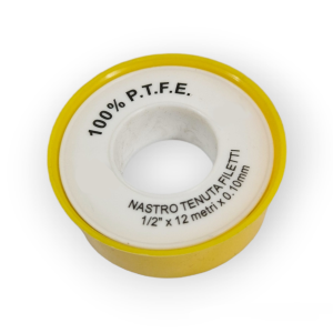 PURE TEFLON PTFE TAPE H 12 mm x 12 m x thickness 0,1 mm WHITE THREAD SEALING TAPE