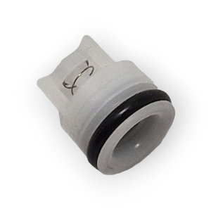 BUILT-IN CHECK VALVE WITH Ø 10 MM STAINLESS STEEL SPRING