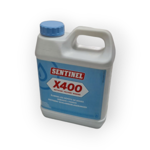 SENTINEL X400 SANITIZER LT 1 REMOVES SLUDGE AND ALGAE FOR HEATING SYSTEMS