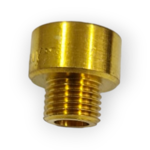 REDUCED BRASS SLEEVE MF EXTENSION FITTING 1/4 X 3/8 MALE FEMALE