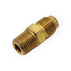 NIPPLO NIPLES OTTONE MASCHIO 1/8 NPT X 1/4 SAE RACCORDO CONDIZIONATORE CLIMATIZZAZIONE