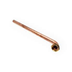 COPPER PIPE WITH FOLDER AND CURVED NUT Ø 18 X 3/4 CM 30 CURVED SOCKET SOCKET