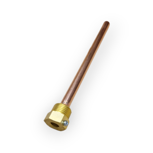 WATTS POZZETTO OTTONE Ø 1/2 200 MM FORO Ø 10 MM PER SONDE CAPILLARE