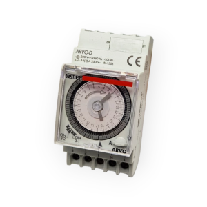 VEMER ZEITSCHALTER MECHANISCHE UHR DAILY VP882500 ARVO-D TIMER