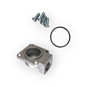 FLANGIA A SQUADRO GOMITO BASE Ø 1/2 PER VALVOLA GAS HONEYWELL RESIDEO VR4605 