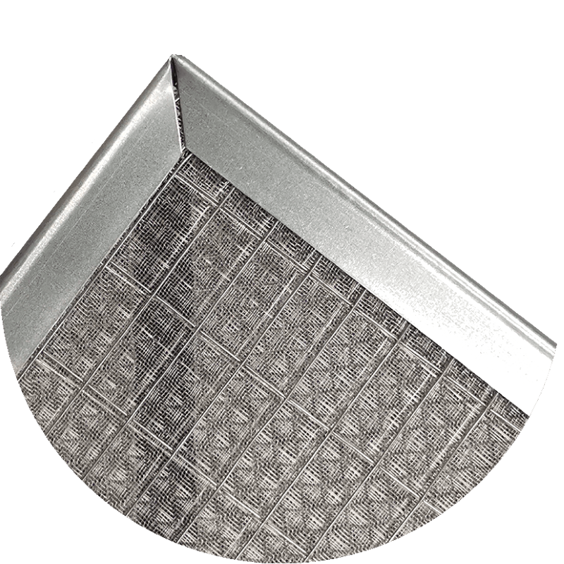 FILTRE À AIR LAVABLE DE REMPLACEMENT POUR VENTILO-CONVECTEUR 475X155 ÉP 5 MM