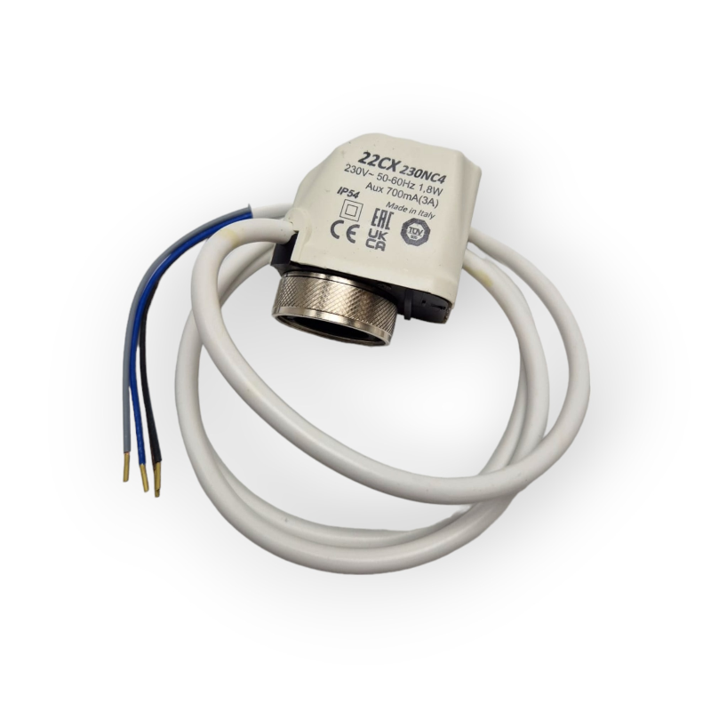 WATTS 4 WIRE ELECTRONIC ACTUATOR 230V 22CX230NC4 FLOOR HEATING DISTRIBUTION MANIFOLDS