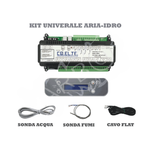 COELTE UNIVERSAL CONTROL UNIT KIT FOR HYDRO/AIR PELLET STOVE WITH PROBES
