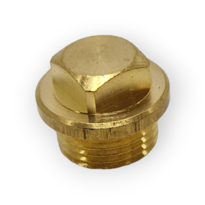GENERAL FITTING MALE BRASS CAP Ø 3/8 THREADED CONNECTOR CLOSURE