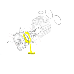 JUNTA PANEL AISLANTE QUEMADOR SAUNIER DUVAL 0020018425 CALDERA