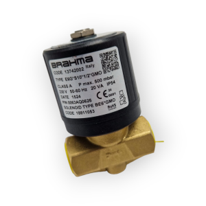 VÁLVULA DE GAS BRAHMA E6G S10 1/2 GMO 13742002 18811053 VÁLVULA DE SOLENOIDE 220V